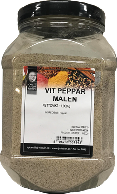 Vitpeppar Malen
