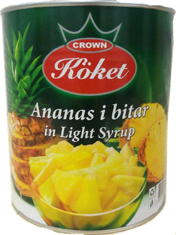 Ananas i bitar