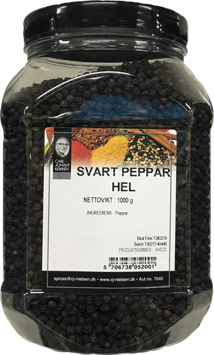 Svart Peppar Hel